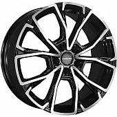 Диски Khomen KHW 1907 7.5x19 5*120 ET30 DIA66.1 Black-FP Литой