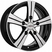Диски X'trike X-121 6x15 5*139.7 ET40 DIA98 BKFP Литой