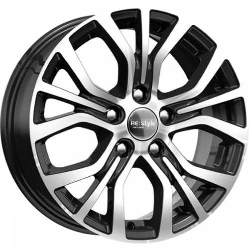 Диски K&K КС736 6.5x16 5*114.3 ET45 DIA60.1 Алмаз черный Литой