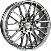 Диски Tech Line 901 8x19 5*108 ET42.5 DIA63.3 Platinum Литой