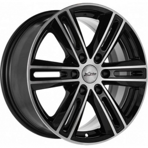 Диски X'trike X-124 7.5x17 6*114.3 ET30 DIA67.1 BKFP Литой