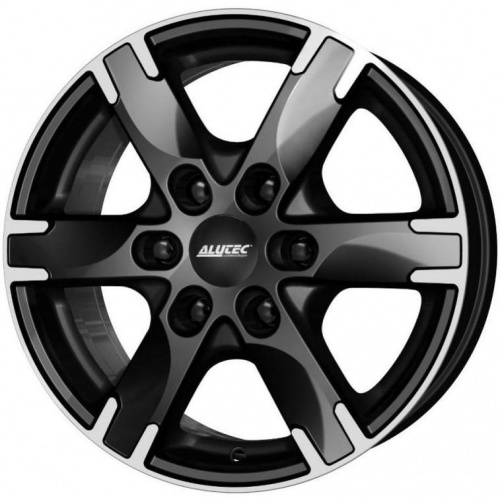 Alutec Titan 7x16 6*139.7 ET55 DIA93.1 Black front polished Литой