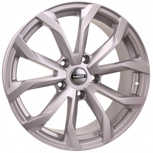 Диски Neo 728 7.5x17 5*114.3 ET45 DIA67.1 Silver Литой