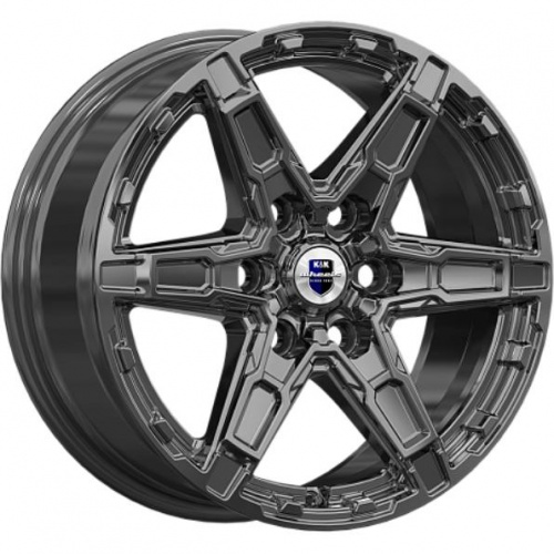 Диски K&K Дистрикт 8x18 6*114.3 ET25 DIA66.1 Черный Литой