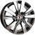Диски RepliKey R185 7x17 5*114.3 ET50 DIA67.1 BKF Литой