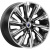 Диски K&K Галего 7.5x19 5*108 ET49 DIA63.3 Алмаз черный Литой