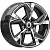 Диски K&K Кайан 7.5x18 5*114.3 ET33 DIA67.1 Алмаз черный Литой