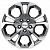 Диски Khomen KHW 1711 6.5x17 5*114.3 ET50 DIA66.1 Gray-FP Литой
