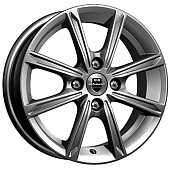 Диски K&K Флэш 5x13 4*100 ET45 DIA67.1 Дарк платинум Литой
