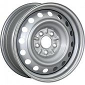 Диски Trebl X40025 6x15 5*114.3 ET45 DIA54.1 Silver Штампованный