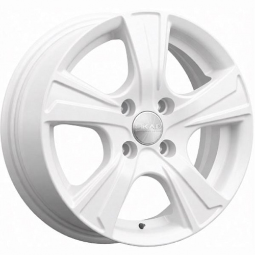 Диски Скад Крит 5.5x14 4*100 ET45 DIA67.1 Белый Литой