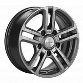Диски Khomen KHW 1602 6.5x16 5*139.7 ET40 DIA98.5 Black Литой