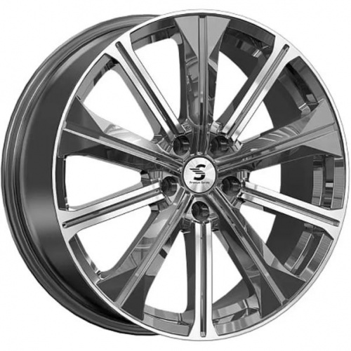 Диски Скад KP013 7x19 5*114.3 ET40 DIA66.6 Diamond gloss graphite Литой