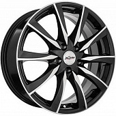 Диски X'trike X-120 7x17 5*100 ET45 DIA67.1 BKFP Литой