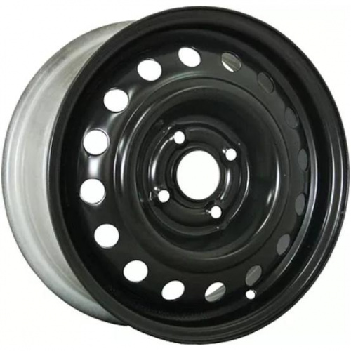 Диски Trebl 7250 6x14 5*100 ET37 DIA57.1 Black Штампованный