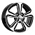 Диски K&K КС777 6x15 4*100 ET46 DIA54.1 Алмаз черный Литой