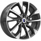 Диски K&K Роквуд 7x17 5*110 ET48.5 DIA63.3 Алмаз черный Литой