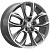 Диски K&K КР001 7x18 5*114.3 ET45 DIA60.1 Diamond gloss graphite Литой