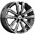 Диски K&K Аламер 7.5x18 5*112 ET43 DIA57.1 Алмаз черный Литой