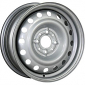 Диски Trebl 53A45V 5.5x14 4*100 ET45 DIA56.1 Silver Штампованный