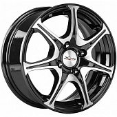 Диски X'trike X-110 6x14 4*100 ET35 DIA67.1 BKFP Литой