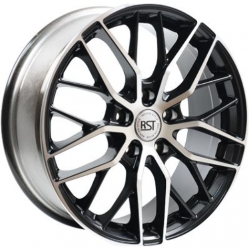 Диски RST R008 7.5x18 5*114.3 ET45 DIA60.1 BKFP Литой