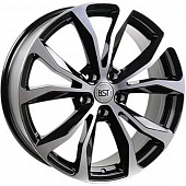 Диски RST R009 7.5x19 5*108 ET36 DIA65.1 BKFP Литой