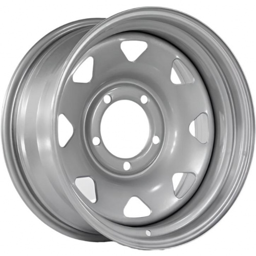 Диски Trebl Off-road 02 7x16 5*139.7 ET10 DIA110.1 Silver Штампованный