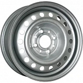 Диски Trebl 9140 6x15 5*114.3 ET45 DIA60.1 Silver Штампованный