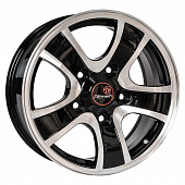 Диски Remain R170 6x16 5*112 ET48 DIA57.1 Алмаз черный Литой
