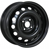 Диски Trebl 6445T 6x15 4*100 ET39 DIA56.6 Black Штампованный