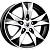 Диски K&K Crossline 6.5x16 5*114.3 ET50 DIA66.1 Алмаз черный Литой
