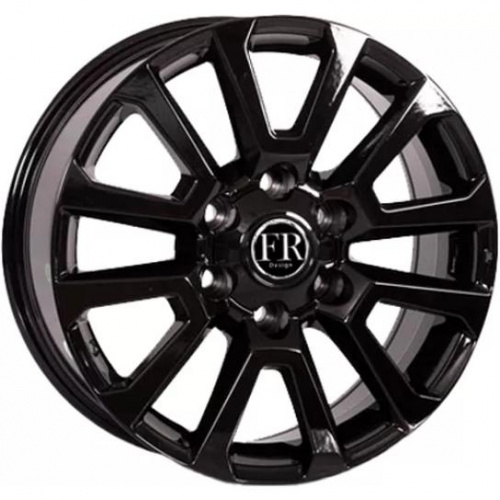 Диски Replica FR TY182 7.5x18 6*139.7 ET25 DIA106.1 Black Литой