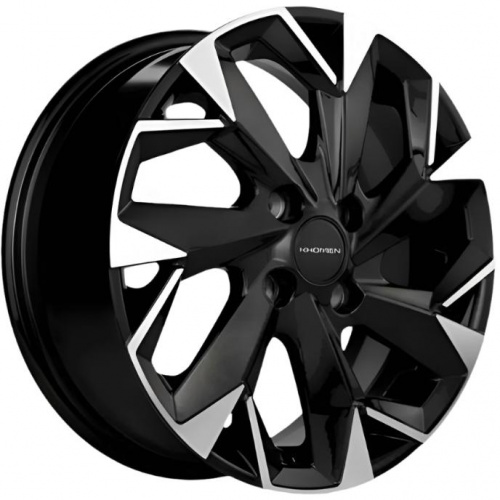 Диски Khomen KHW 1508 6x15 4*100 ET50 DIA60.1 Black-FP Литой