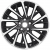Диски Khomen KHW 1804 7.5x18 5*108 ET53 DIA63.3 Black-FP Литой