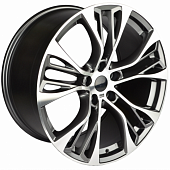 Диски Powcan BK5734 10x20 5*120 ET37 DIA74.1 BKF Литой