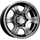 Диски K&K Байконур 7x15 6*139.7 ET-5 DIA110.1 Дарк платинум Литой