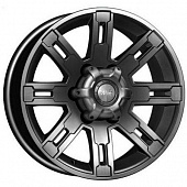 Диски K&K Полюс 7.5x16 6*139.7 ET22 DIA107.6 Дарк платинум Литой