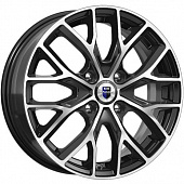Диски K&K Лилиом 6x16 4*114.3 ET40 DIA67.1 Алмаз черный Литой
