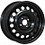 Диски Trebl X40933 6x16 4*100 ET41 DIA60.1 Black Штампованный
