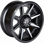 Диски Powcan BK819 9x18 6*139.7 ET20 DIA106.1 Pearl Black Литой