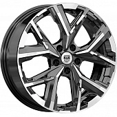 Диски K&K Айона 6.5x18 5*108 ET52 DIA60.1 Алмаз черный Литой