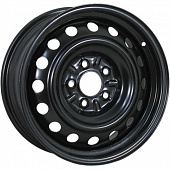 Диски Trebl X40017 7x17 5*105 ET42 DIA56.6 Black Штампованный