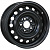 Диски Trebl X40017 7x17 5*105 ET42 DIA56.6 Black Штампованный