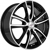 Диски X'trike X-116 6.5x16 5*100 ET38 DIA67.1 BKFP Литой
