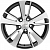 Диски Khomen KHW 1704 7x17 5*114.3 ET38 DIA67.1 Black-FP Литой