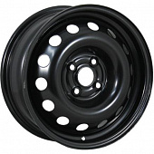 Диски Trebl 6445 6x15 4*100 ET39 DIA56.6 Black Штампованный