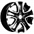 Диски Khomen KHW 1503 6x15 4*100 ET39 DIA56.6 Black-FP Литой