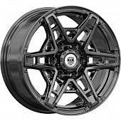 Диски K&K Блэкберн 8x17 6*139.7 ET25 DIA77.8 Черный Литой