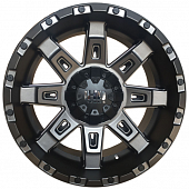 Диски Powcan BK5261 9x20 6*139.7 ET15 DIA106.1 BLK/MIL Литой